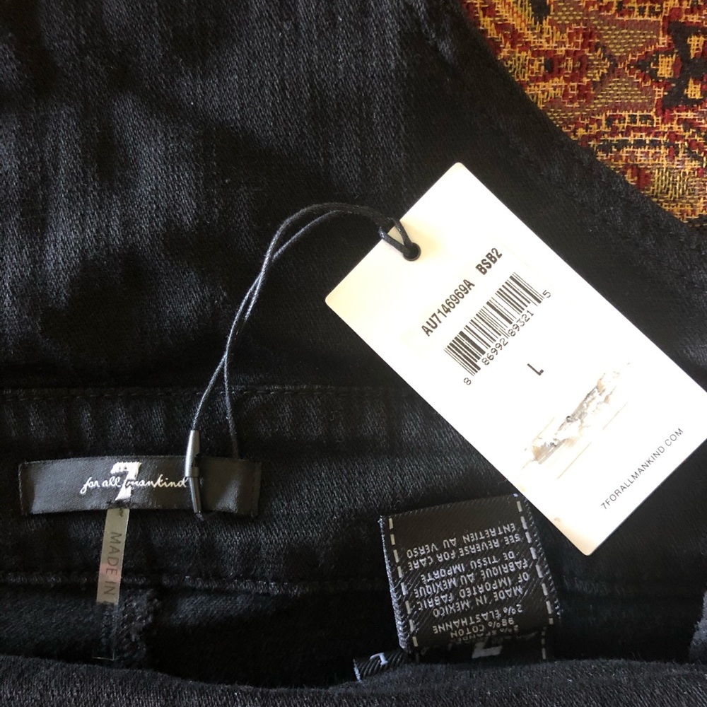 7 for all Mankind denim jumper dress - Picture 9 of 13